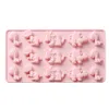 kiselchoklad mögelbakningsverktyg 3d hartsformar DIY SOAP Söt godismat Lite djur bakverk bakverk bakverk
