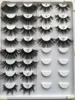 DHL libera 44 stili 5D visone dei capelli 25 millimetri Ciglia finte lungo spesso sudicio Croce Eye Lashes estensione Eye Makeup Tools