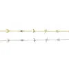 Großhandels-925 Sterlingsilber nette reizende Charme Gliederkette Armband für Frauen Regenbogen-Mondstern Glück Auge zierlich minimal reizend Armbänder