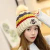 Fashion-New pattern Woolen hat The Republic of Korea Ma'am Trend Autumn and winter Kethickening Little Bee Lovely Hairball