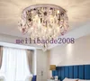 Modern K9 Crystal LED Flush Mount Ceiling Lights Home Lamps for Bedroom Kitchen Living Room MYY