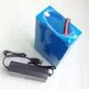 1400W Electric Bike Battery 48V 30AH Lithium battery Use Sanyo NCR3400mahBF cell with PVC Case 30A BMS 54.6V 2A charger