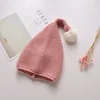 Kinder verdicken warme Wintermütze Jungen Mädchen Baby weiche Stretch Zopfmuster Strickmütze Pom Poms Mützen Hüte Kinder Wolle Skullies Caps DBC DH2606