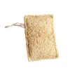 11 * 7cm naturel loofah Pad rectangle en Exfoliant Luffa Retirez la peau morte Parfait pour le bain et douche spa gratuit DHL LX2178