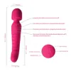 7 hastighet vibrationsmagi trollvibratorer uppvärmning dildo vibrator laddningsbar kroppsmassage stick dubbla vibration vuxna leksaker för kvinnor y8854619