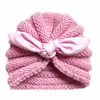 Criança Índia Chapéus Infantil Inverno Beanie crianças orelhas de coelho Crânio Caps Bebê Malha Chapéus atado Caps Bebê Headwear Headbands Acessórios