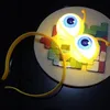 Halloween Masquerade LED Flashing Alien Headband,Light-Up Eyeballs Hair Band Glow Party Supplies led Accessories GB1122