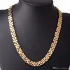 11mm byzantinsklåda länkkedja halsband för män rostfritt stål kedja guld silver svart mode män smycken grossist