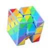 Unequal Magic Cube Puzzle Game Toys Giocattoli per adulti e bambini Apprendimento colorato Regali educativi Magico Cubo giocattolo 3x3x3