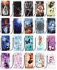 Leather Wallet Cases For Samsung Galaxy A33 5G A53 Redmi Note 11 Pro 5G Xiaomi Mi 11T 11 Lite Fashion Cute Rose Panda Tiger Tower 1702046