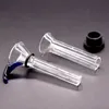 3 IN 1 Top Quality Glass Bowls With Handle Pieces for Bong Hookahs 14mm 18mm Male Bull Head