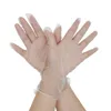 Einweg-Gummi-PVC-elastische Handschuhe, transparenter Sicherheitsschutzhandschuh, Kochen, Küche, Esszimmer, Bar-Werkzeug, Schönheitssalon-Handschuhe