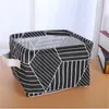 INS FOLDABLE LAGRING Basket Vattentät bomullslinne Förvaringspåse för skrivbordsskivor Kosmetiska snacks Toy Organisation Storage Bins