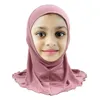 Sciarpa Mercerizzato Musulmano Bambini Foulard Ragazze Bambini Semplice Morbido Hijab Scialle Accessori Per Capelli Foulard Disegno Classico 10 Colori