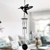 Wind Chimes Creative Wind Bell Modern Metal Hummingbird Decorate With Fresh Music Hanging Ornaments Farmhouse Decor