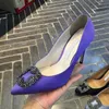2019 Flock Brand Design Women Shoes New Luxury Crystal Pointed Tee High High Cheels Shoes Ladies Wedding Shoes255o