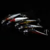 5 цветных лазерных линий Minnow Рыболовные приманки Бас Crankbait Крючки для снасти Упаковка Crank Baits OPP Сумка Упаковка 8,4 г 8.5см / 3.35 "