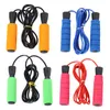 4PCS Gąbka Rękojeść Skok Lina Przenośna Ćwiczenie Sport Sport Sport TRUDY SKIPIPING ROPE DO HOME School Orange Green B8960955