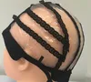 10pcレースウィッグキャップヘアネット調整可能なストレッチレースストラップglueless wig caps5255517でかつらを作るためのヘアネット