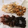 Scrunchies Fasce per capelli Solido Intestino crasso Legami per capelli Corde Fasce per capelli da danza sportiva Ragazze Porta coda di cavallo Accessori per capelli 6 Design5505971