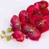 واحد الاصطناعي phalaenopsis الأوركيد الزهور 100 سنتيمتر ريال اللمس اللاتكس جودة عالية الفراشة بساتين الفاكهة الجذعية مصنع سيليكون الزهور