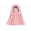Dziecięce sukienki z procą Projekt Summer Chidlren Ubrania maluchowe dziewczyny sukienka dziecięca bawełniany rękaw