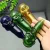 Super Skull Ghost Head Pipe en verre Bongs en verre Tuyaux de brûleur à mazout Tuyaux d'eau Plates-formes pétrolières Fumer Livraison gratuite