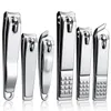 2021 Nail clipper set in acciaio inox taglierina in acciaio inox pinza trimmer coltello manicure professionale finger toe 2 style forbici strumenti pedicure