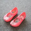 1-3 ans Princesse Summer Cartoon Enfants Jelly Transparent Snowflake Baby Girls Sandals Chaussures Pied Inside Longueur 13-15,5 cm