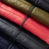 Down Sonbahar Kış Yeni Gündelik Kapüşonlu Ceketler Erkek Rüzgar Yemeği Basit Hafif Sıcak Parkas Palto Çıkış Giysileri