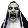 The Nun Horror Maska Halloween Cosplay Valak Straszny Maski Latex Fullx Face Hełm Demon Halloween Party Kostium Rekwizyty Maska GGA2509