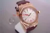 9 Color Topselling Watch N8 Factory 41mm 15400 15400OROOD002CR01 Bands en cuir STRAP ASIA