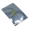 100pcs / lot 16x23cm ESD Anti Static Open Top Poly Heat Seal Bag para cargador electrónico Impreso Atención Logo Vacío Plástico Calor 253n