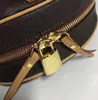 5A Designer-Tasche für Damen, klassische Ledertasche mit brauner Blume, Umhängetasche M68276 M52294, Größe 13 cm, 20 cm, mit Etikett