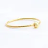 NEW Mens 18K Yellow Gold plated Ball Clips Bracelets Original Box Set for Pandora 925 Silver Snake Chain Bracelet for Women Weddin294S