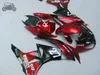 ABS plastmotorcykeläger kit för Kawasaki Ninja ZX-6R 2009 2010 2011 2012 Red Black Road Race Kinesiska Fairings Set ZX-6R ZX636 09-12