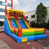 Atacado material PVC Inflável Dual Slide tamanho grande tamanho inflável com piscina para jogos de parque aquático