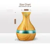 usb air humidifier 300ml Aroma Essential Oil diffuser 7 Color Changing LED light mini Aromatherapy machine with Wood Grain DLH218