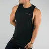 Tops Novo Designer Ginásios Regatas Para Homens Casuais Homens Sem Mangas Letras Undershirts Musculação Fitness Vest Mens Workout Muscle Shir