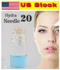Amerikaanse voorraad! 20 pins hydra naalden micronedles applicator fles serum injectie herbruikbare huidverzorging verjonging anti-aging pigment rimpel CE
