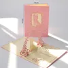 Nouvelles cartes d'invitation de mariage découpées au laser pour cartes de vœux de fête de fiançailles nuptiale 3D évider lettre d'invitation fournitures de mariage