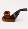 2023 Hot-selling removable cover filter pipe filter cigarette holder bakelite pipe bend handle acrylic