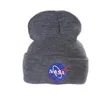 Fashion NASA personality Wool Street dance knitting hat Europe and America outdoor Keep warm ski cap6092668