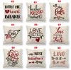 ガールフレンドのためのロマンチックなバレンタインデーギフトI Love You Pillow Case Cushion Cover甘い結婚式の飾り誕生日パーティー150スタイル