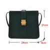 Designer-Ansloth Solid Färg Skulderväska Kvinnor Special Lock Bag Damer PU Läder Square Messenger Kvinna Crossbody HPS782