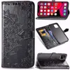 Impressum Flower Portemonnee Leren Kant Cover Flip Case voor iPhone 11 Pro Max XR XS MAX 6 7 8 Plus Samsung S10 Plus S10E Note10 Plus S9 Note9