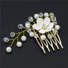 Pettine per capelli da sposa Gioielli da sposa Fiore Strass Diademi Accessori per capelli Scintillanti pettini per capelli da sposa Copricapo 9 stili