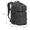 Diseñador-Paquete de asalto Mochila Ejército Molle Impermeable Bug Out Bag Mochila pequeña para senderismo al aire libre Camping Caza