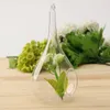 Vase en verre suspendu en forme de goutte d'eau, Pot de fleur hydroponique, décor de jardin