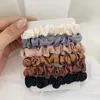 Scrunchie hairbands الشعر التعادل المرأة ل اكسسوارات للشعر الحرير scrunchies تمتد حاملي ذيل حصان هدية اليدوية heandband